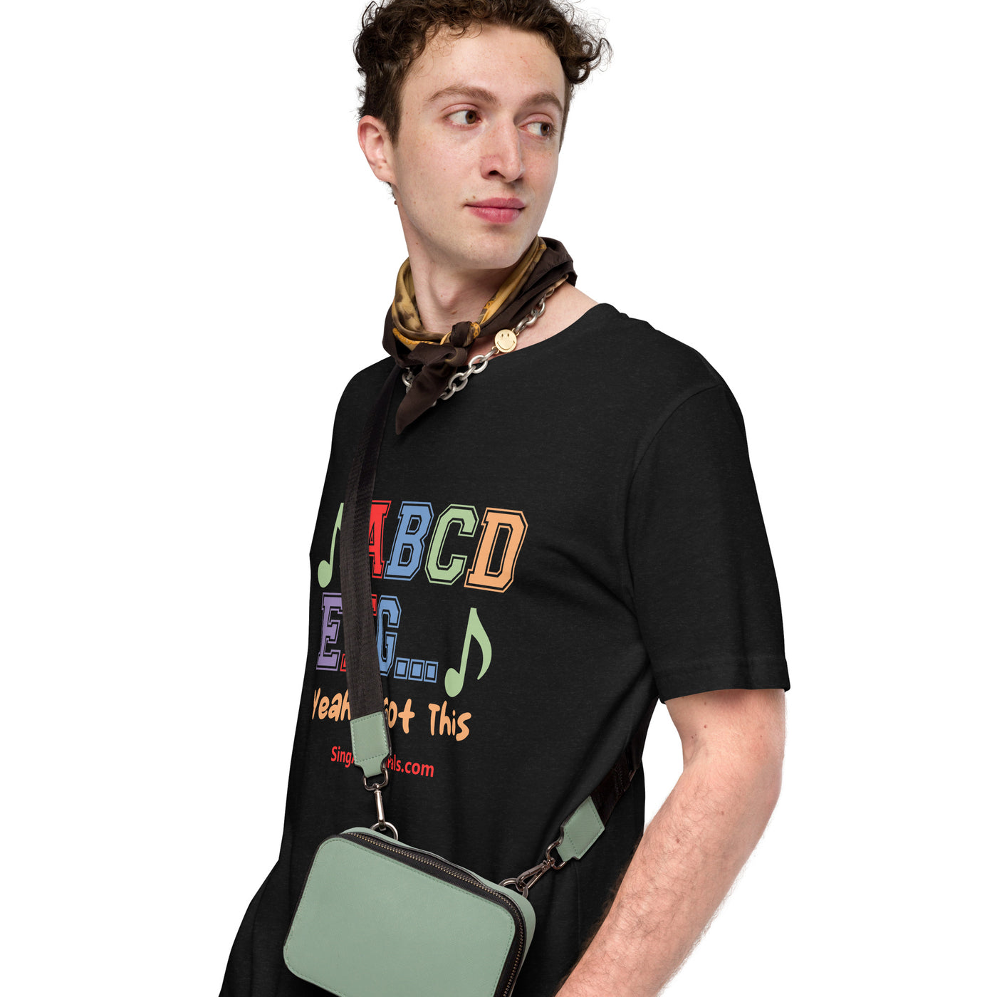 A B C D.. Unisex Staple Tee - A B C D.., Adults - SingAlong Pals