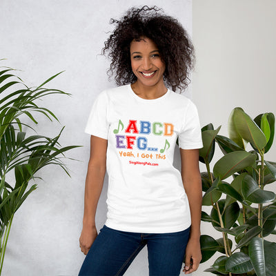 A B C D.. Unisex Staple Tee - A B C D.., Adults - SingAlong Pals