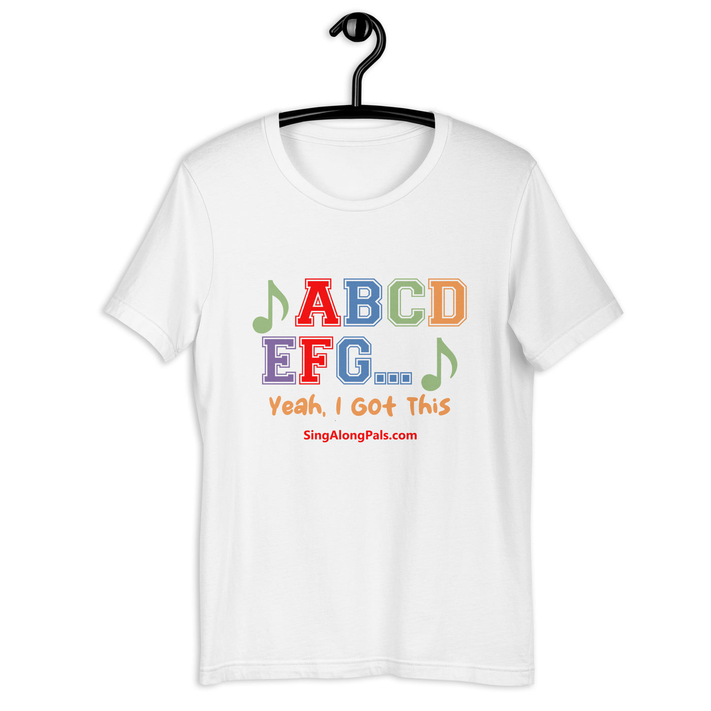 A B C D.. Unisex Staple Tee - A B C D.., Adults - SingAlong Pals