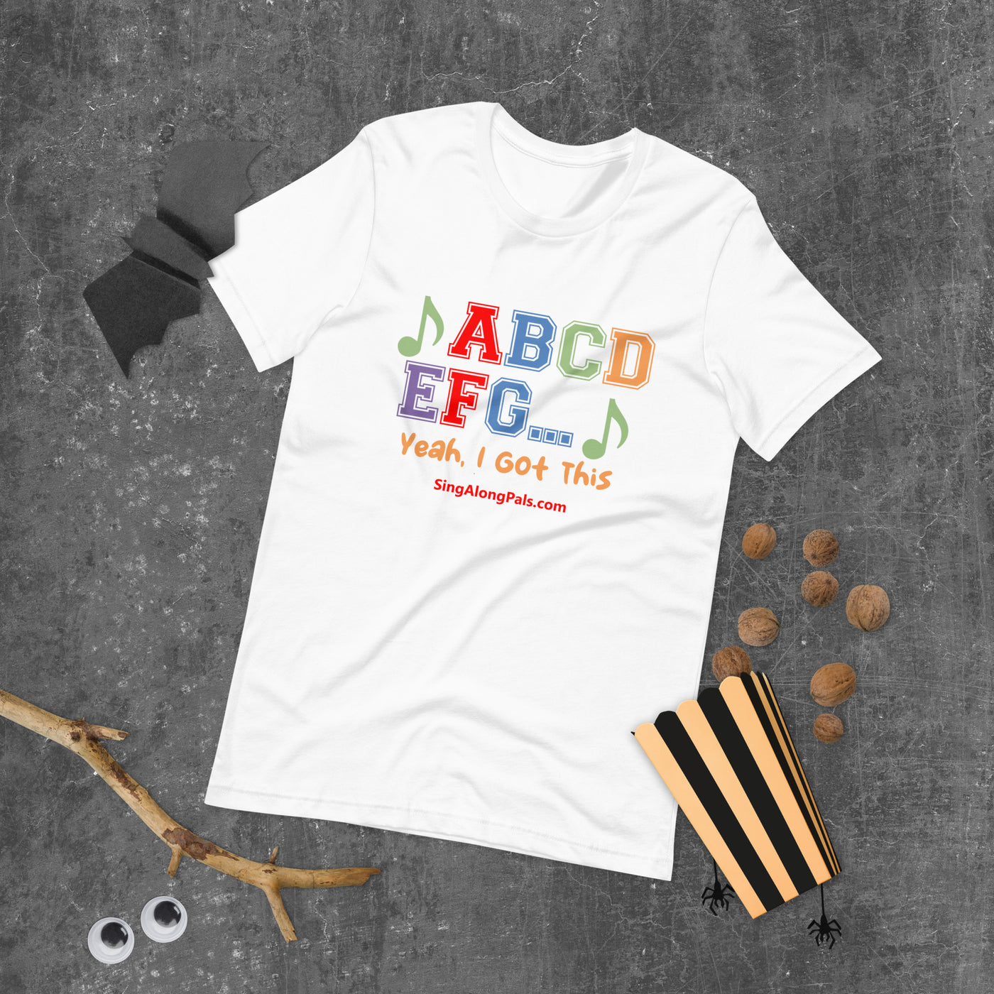 A B C D.. Unisex Staple Tee - A B C D.., Adults - SingAlong Pals