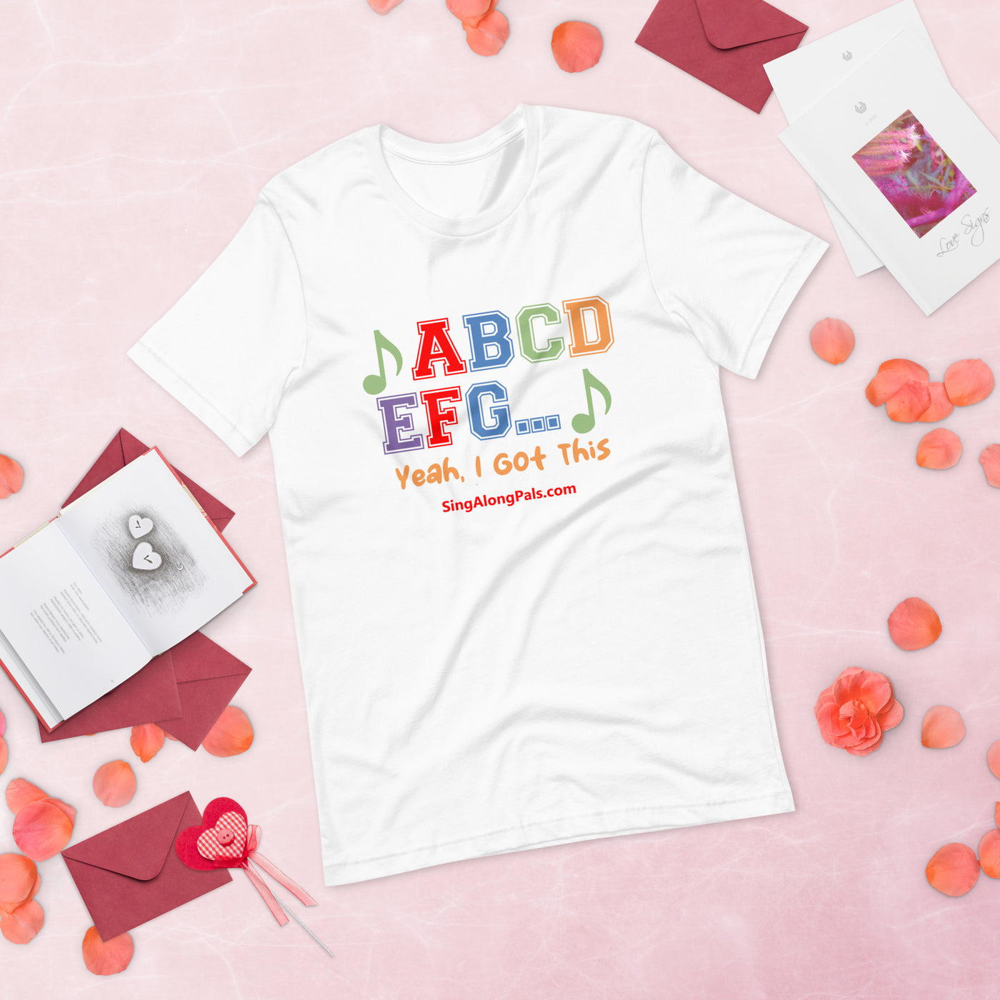 A B C D.. Unisex Staple Tee - A B C D.., Adults - SingAlong Pals