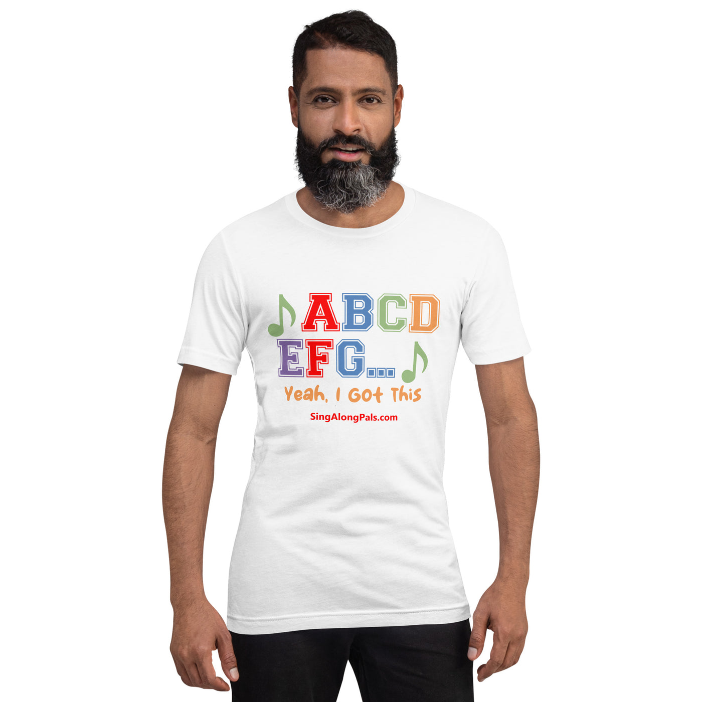 A B C D.. Unisex Staple Tee - A B C D.., Adults - SingAlong Pals