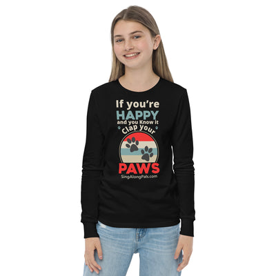 IF YOURE HAPPY Youth long sleeve tee - SingAlong Pals