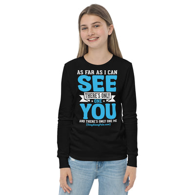 AS FAR AS I CAN SEE Youth long sleeve tee - SingAlong Pals