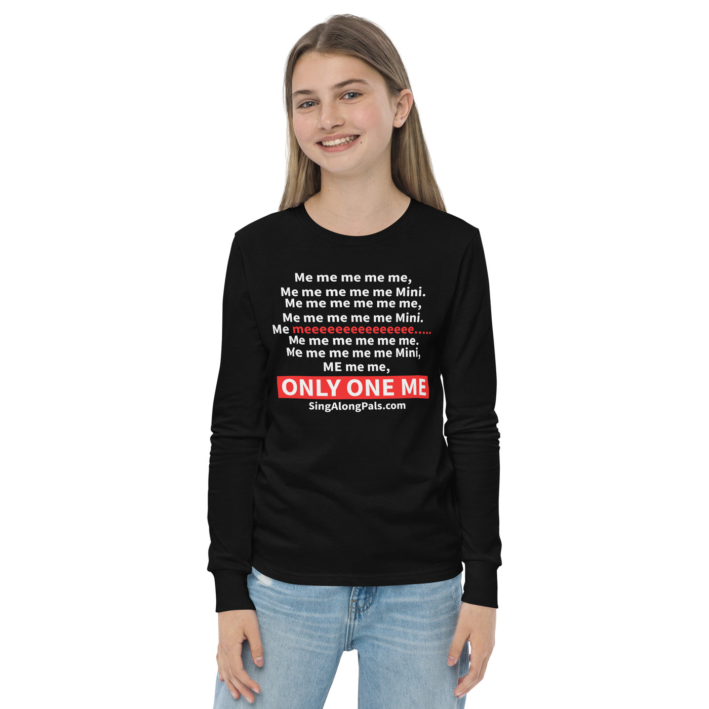 ME ME ME Youth long sleeve tee - SingAlong Pals