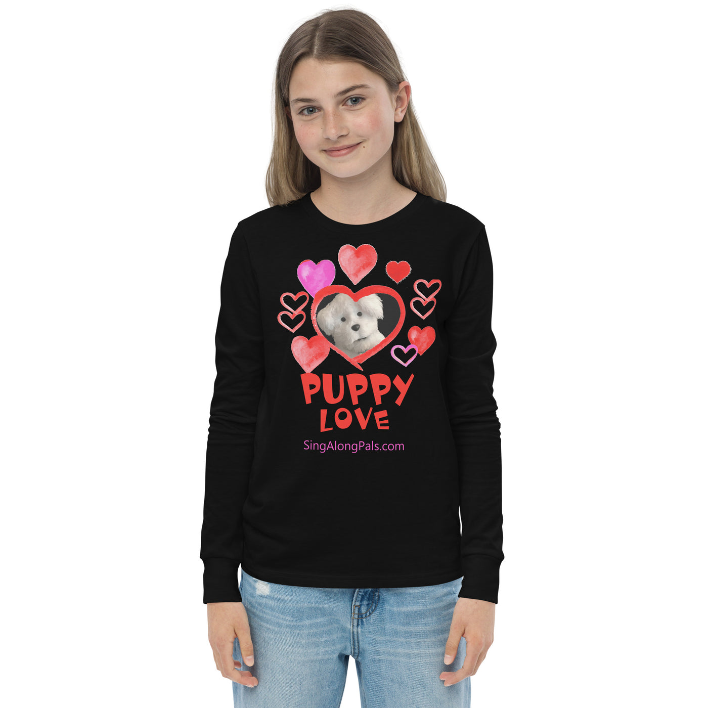 PUPPY LOVE Youth long sleeve tee - SingAlong Pals