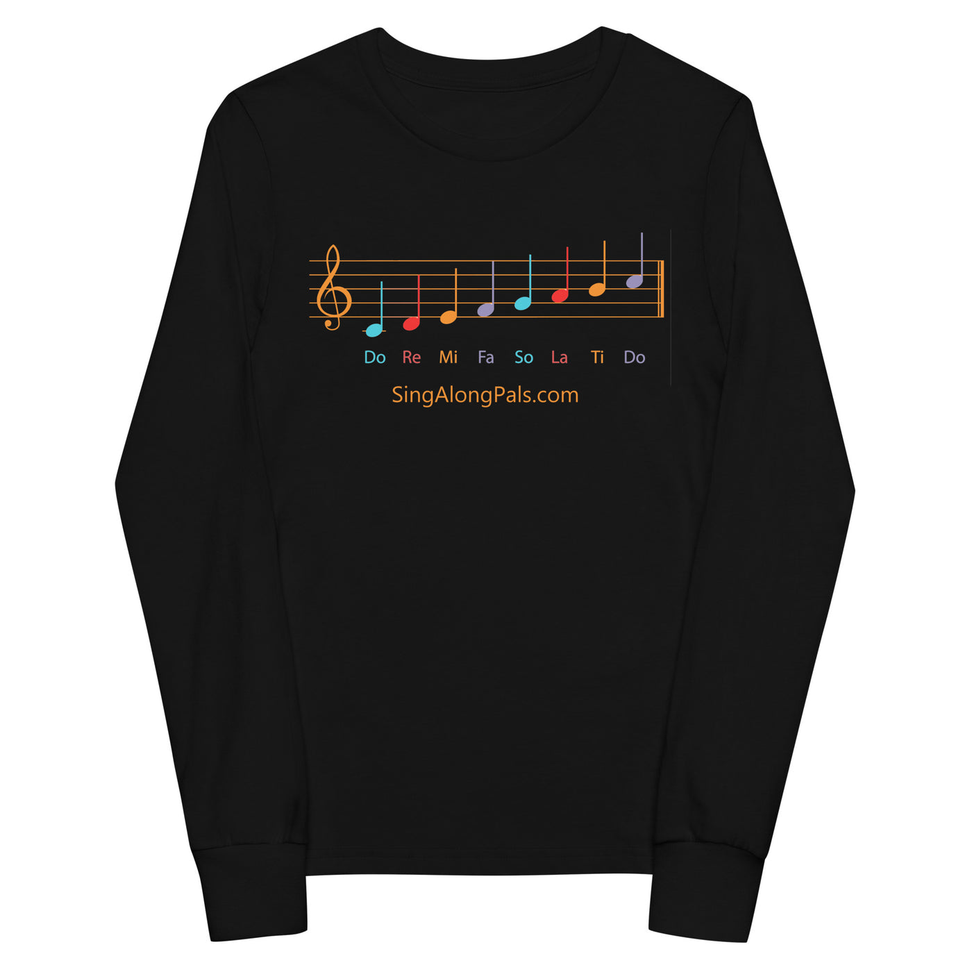 DO RE MI Youth long sleeve tee - SingAlong Pals