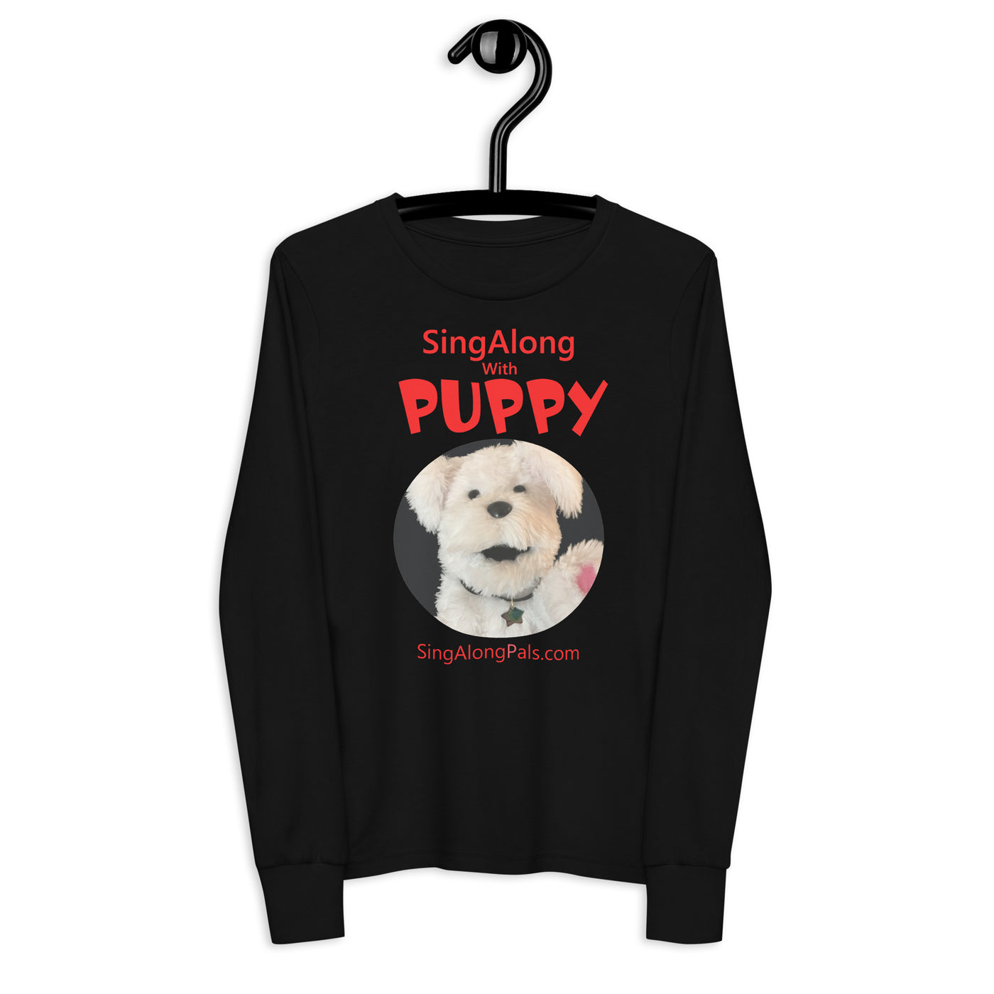 SING ALONG WITH PUPPY Youth long sleeve tee - SingAlong Pals