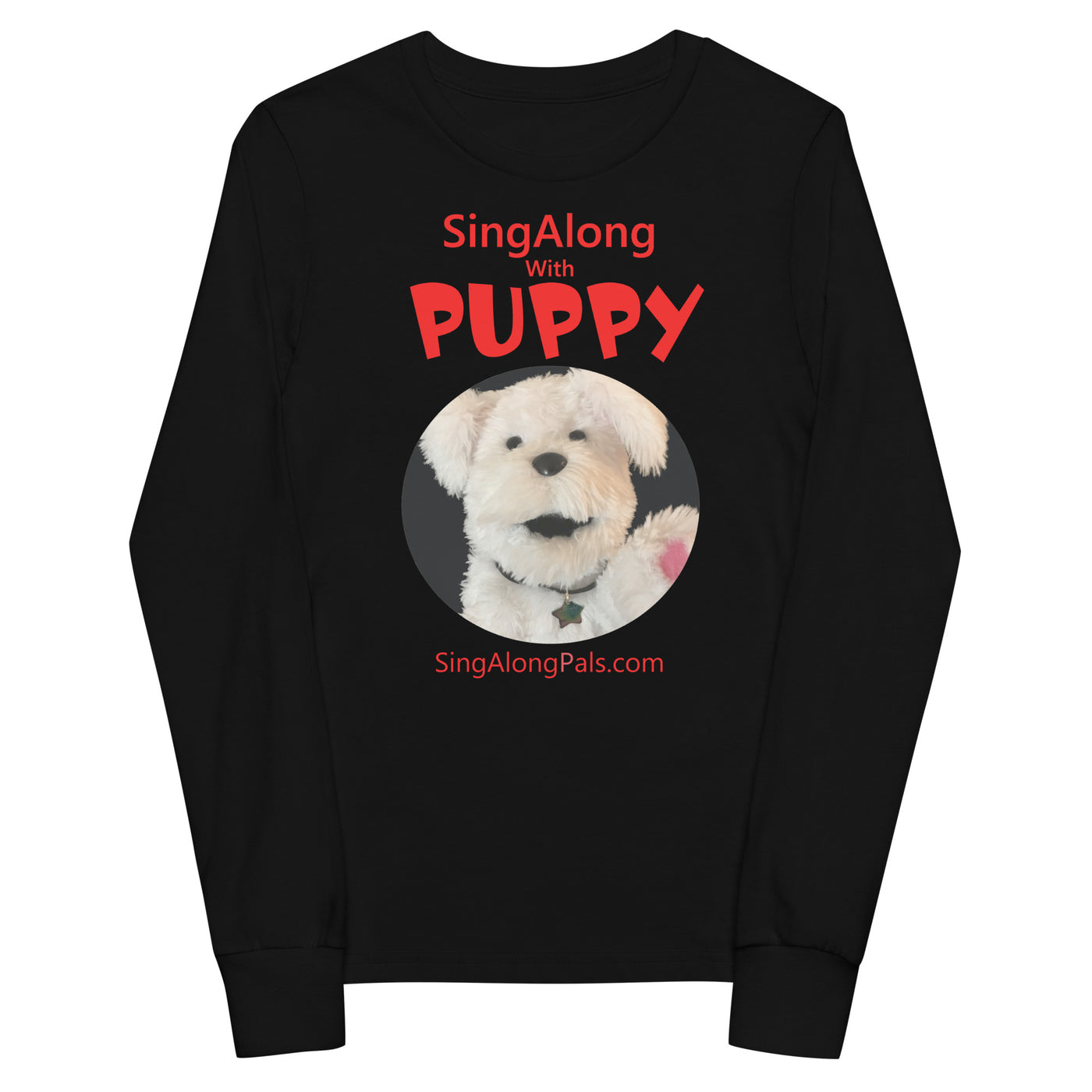 SING ALONG WITH PUPPY Youth long sleeve tee - SingAlong Pals