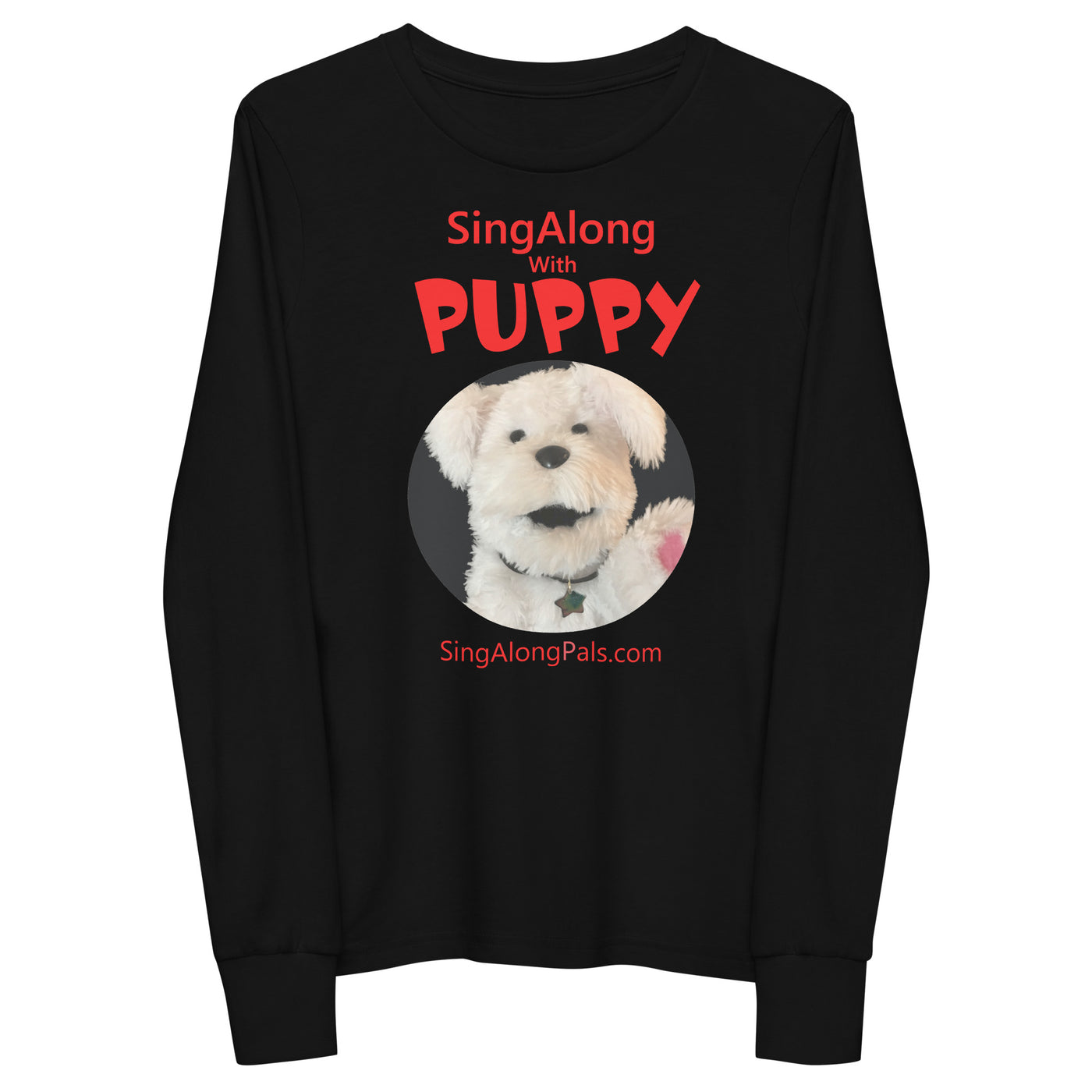 SING ALONG WITH PUPPY Youth long sleeve tee - SingAlong Pals