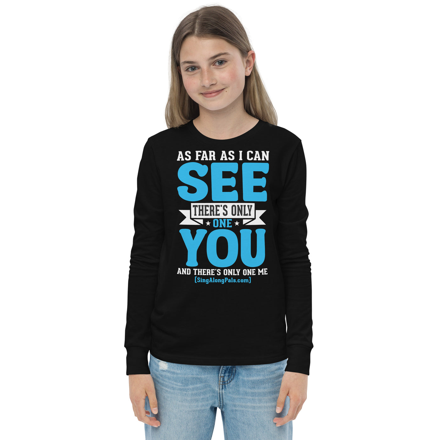 AS FAR AS I CAN SEE Youth long sleeve tee - SingAlong Pals