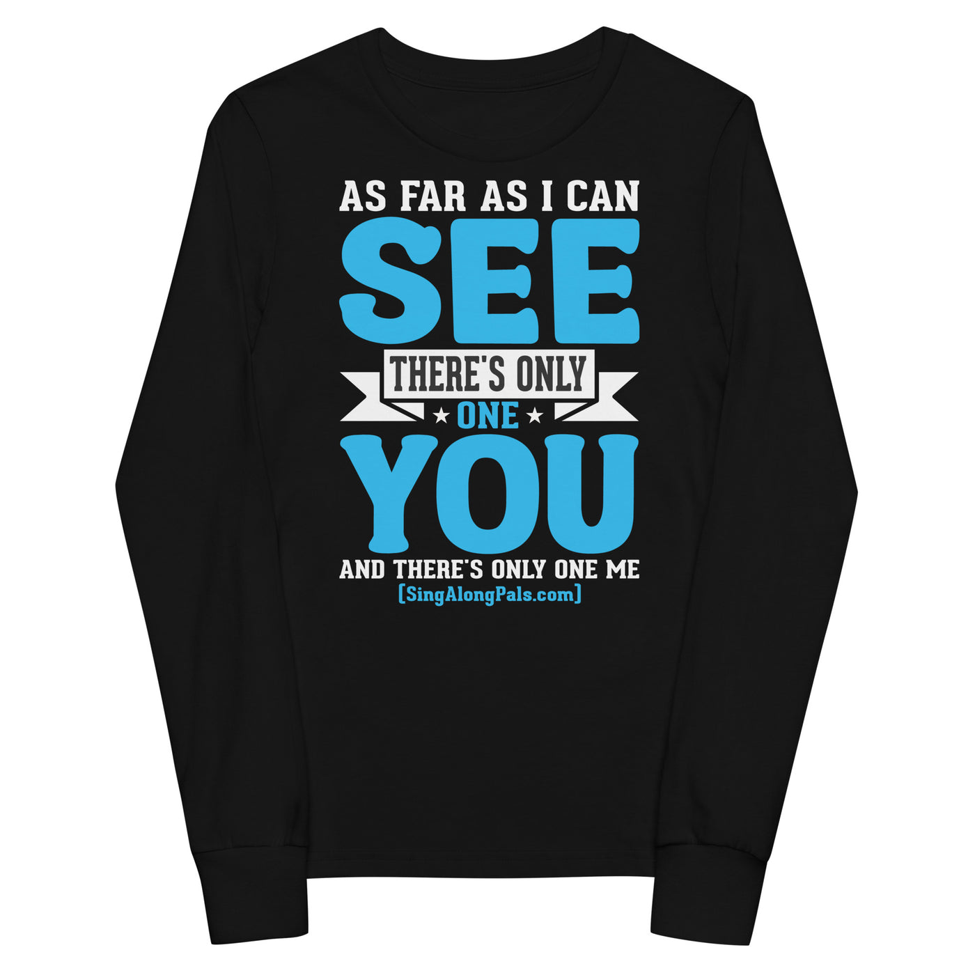 AS FAR AS I CAN SEE Youth long sleeve tee - SingAlong Pals