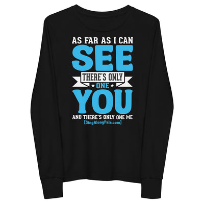 AS FAR AS I CAN SEE Youth long sleeve tee - SingAlong Pals