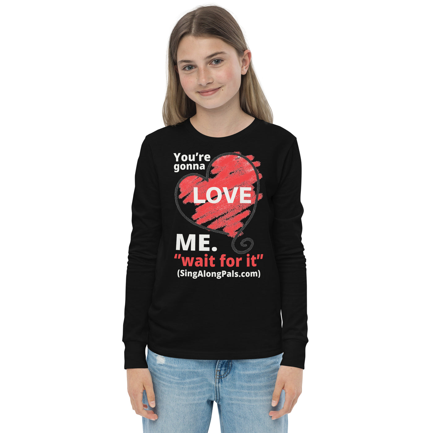 YOURE GONNA LOVE ME Youth long sleeve tee - SingAlong Pals