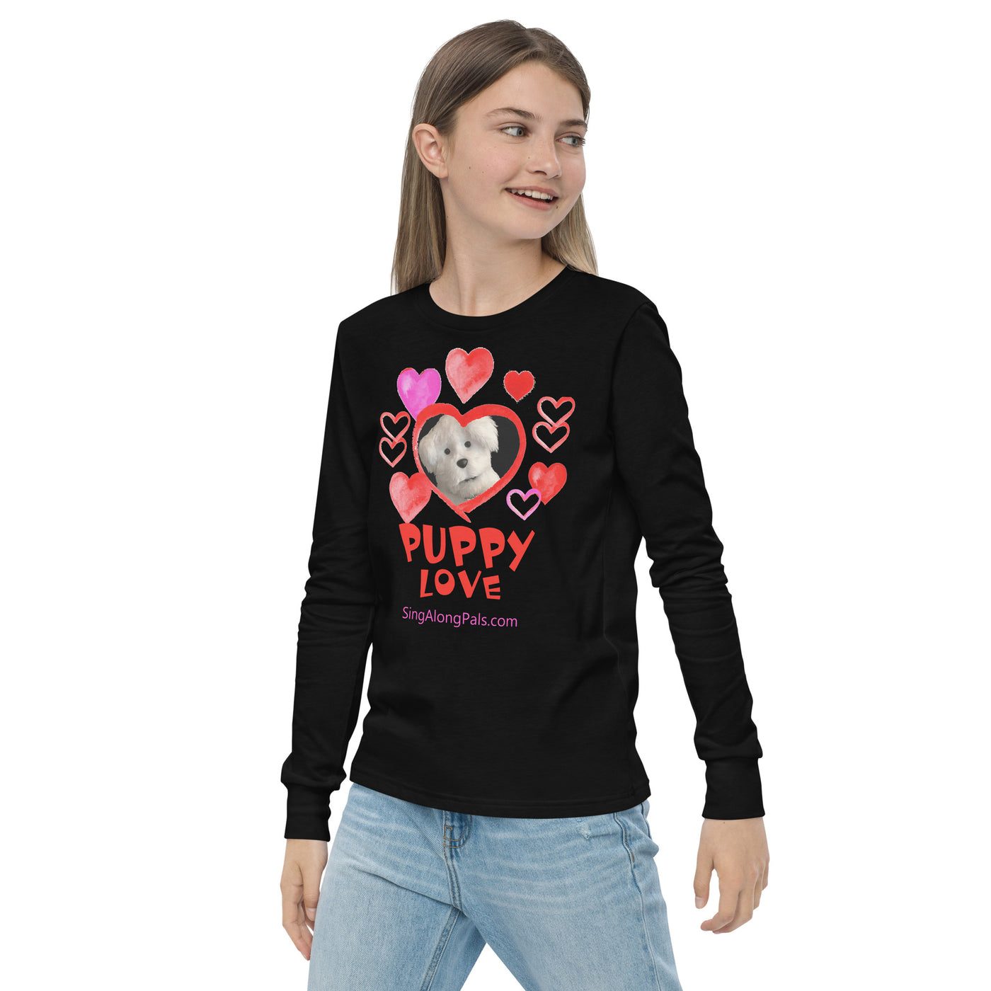 PUPPY LOVE Youth long sleeve tee - SingAlong Pals