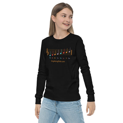 DO RE MI Youth long sleeve tee - SingAlong Pals