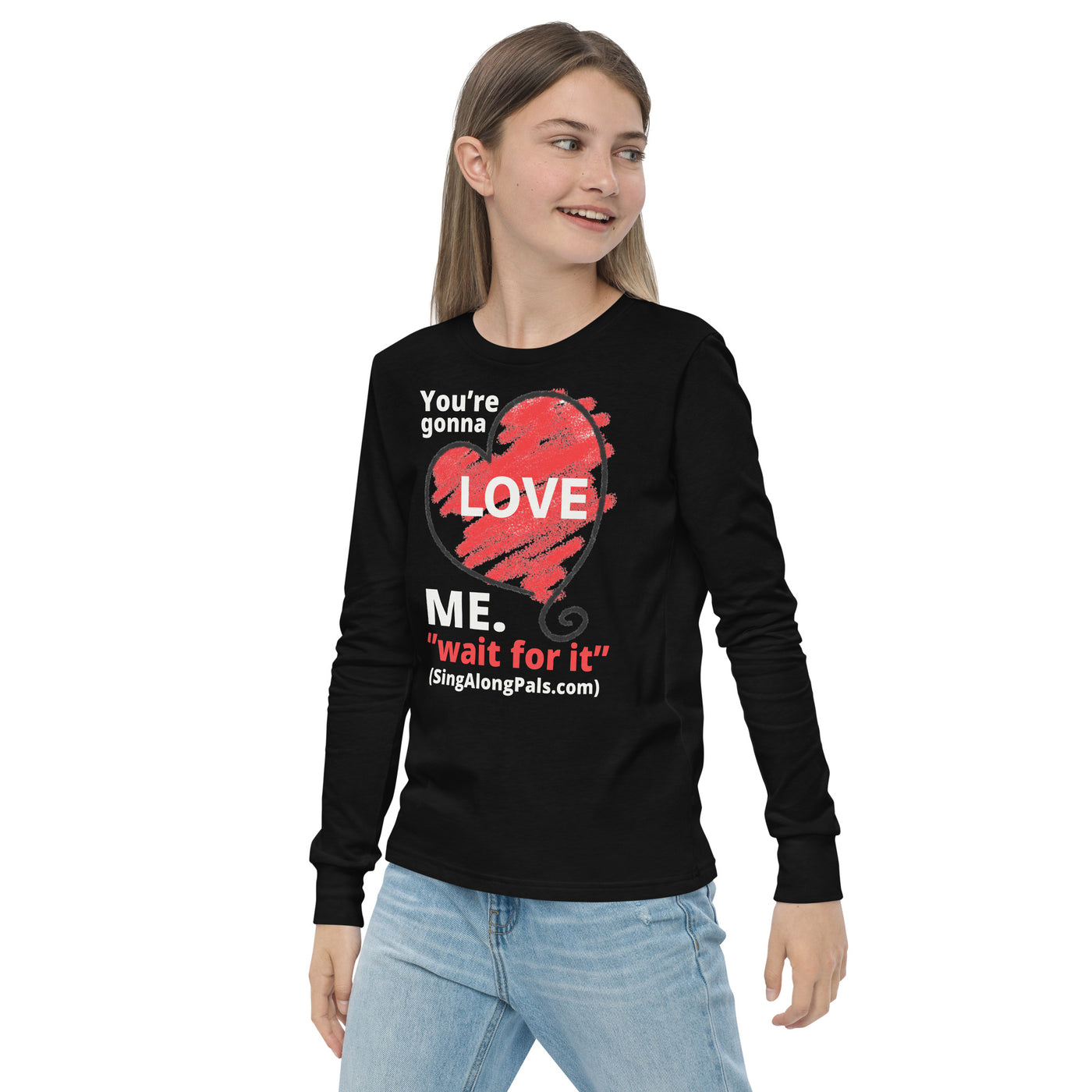 YOURE GONNA LOVE ME Youth long sleeve tee - SingAlong Pals