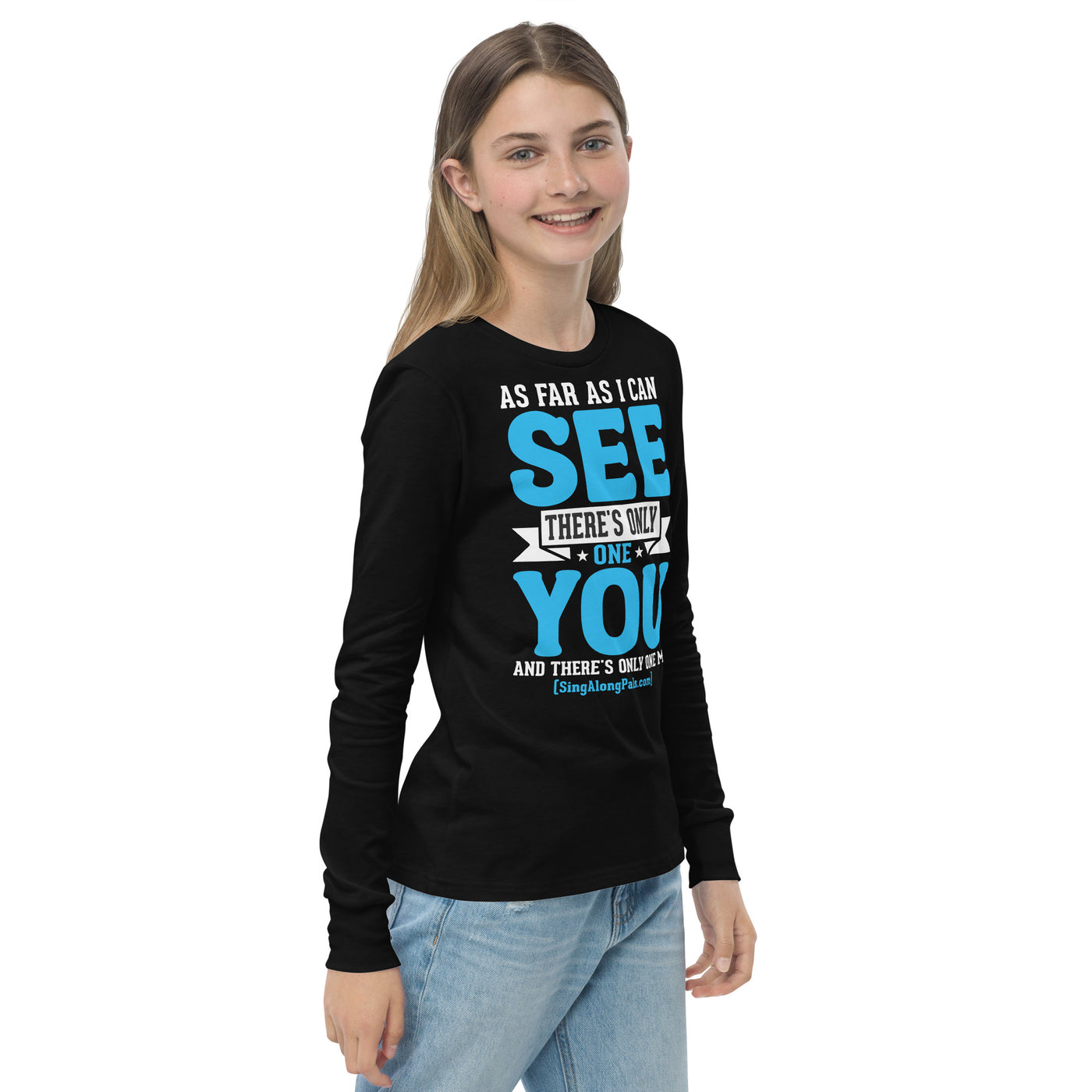 AS FAR AS I CAN SEE Youth long sleeve tee - SingAlong Pals