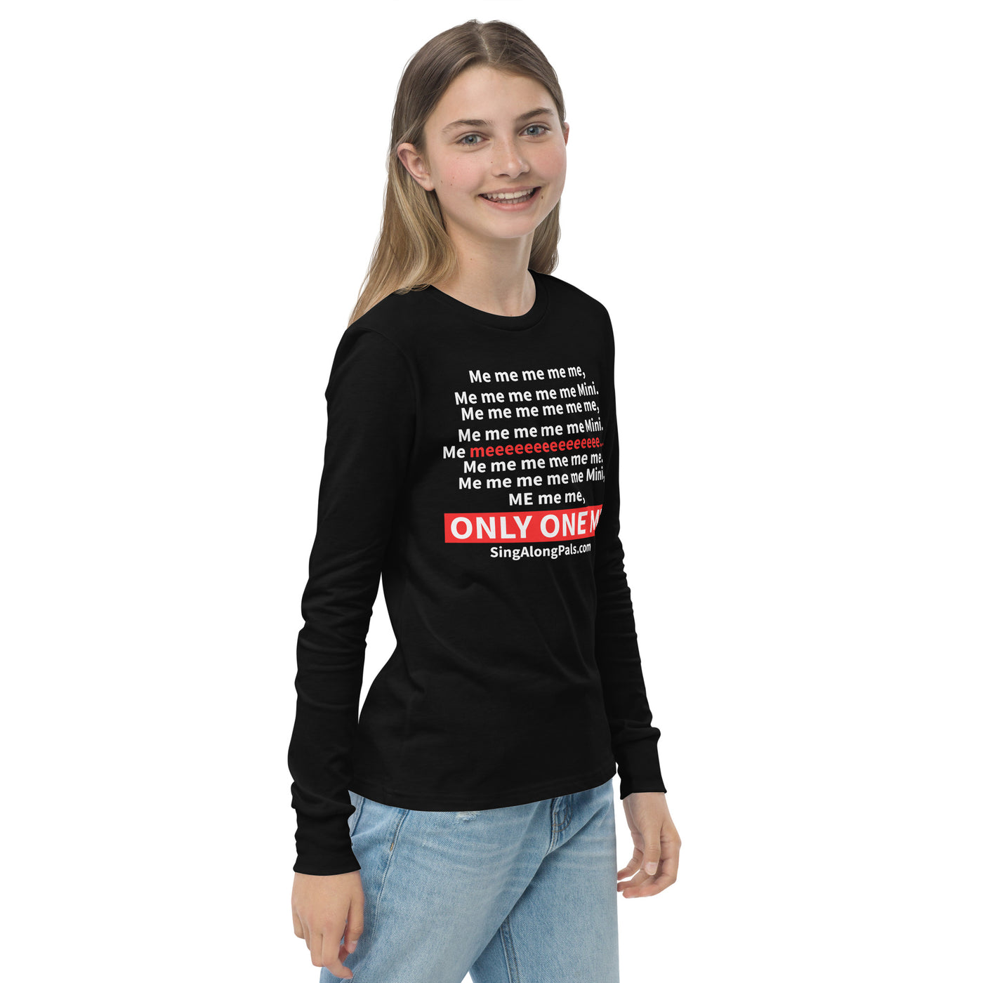 ME ME ME Youth long sleeve tee - SingAlong Pals