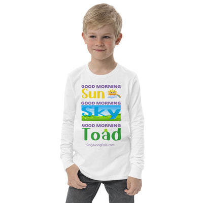 SUN SKY TOAD Youth long sleeve tee - SingAlong Pals