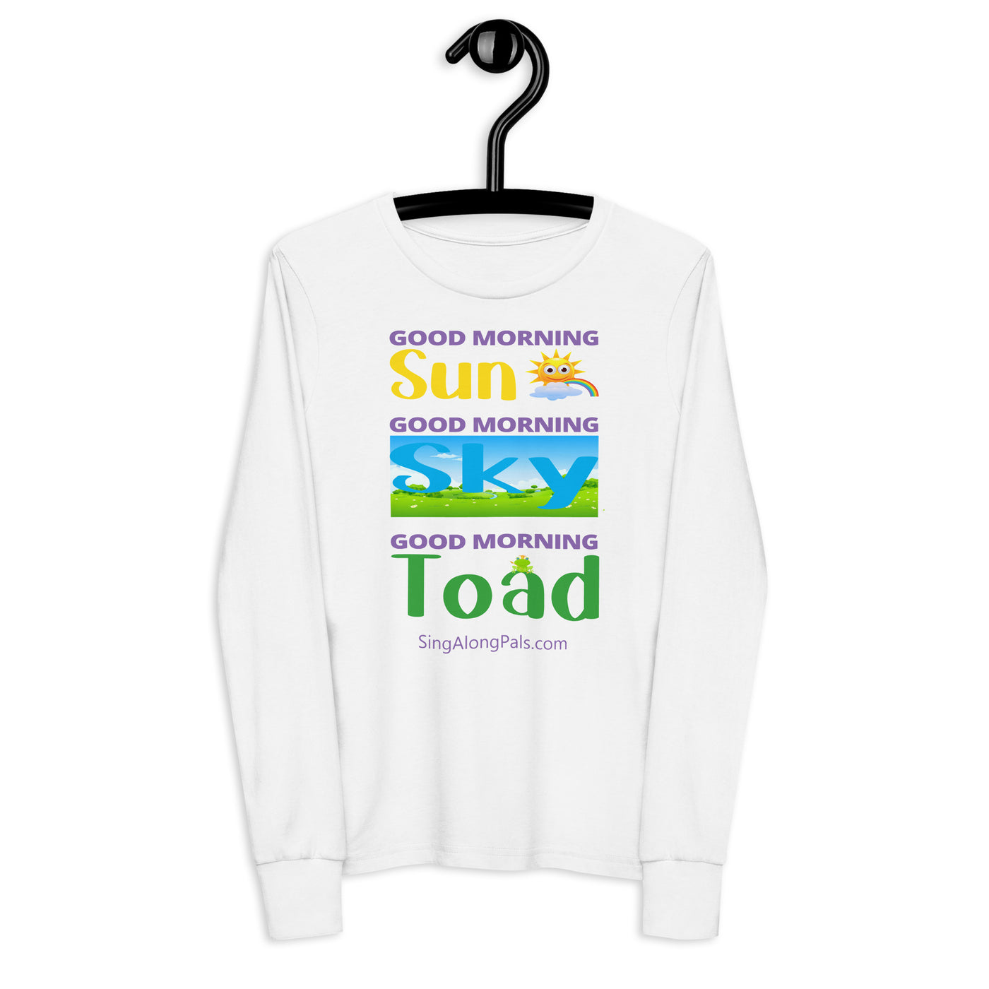 SUN SKY TOAD Youth long sleeve tee - SingAlong Pals