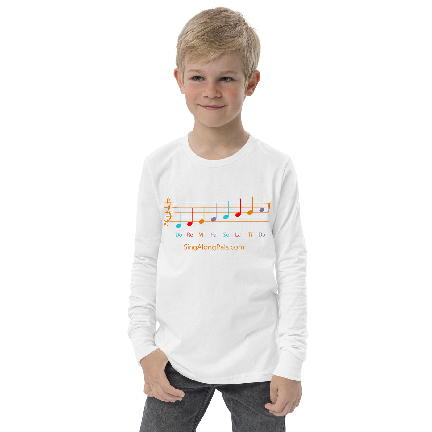 DO RE MI Youth long sleeve tee - SingAlong Pals