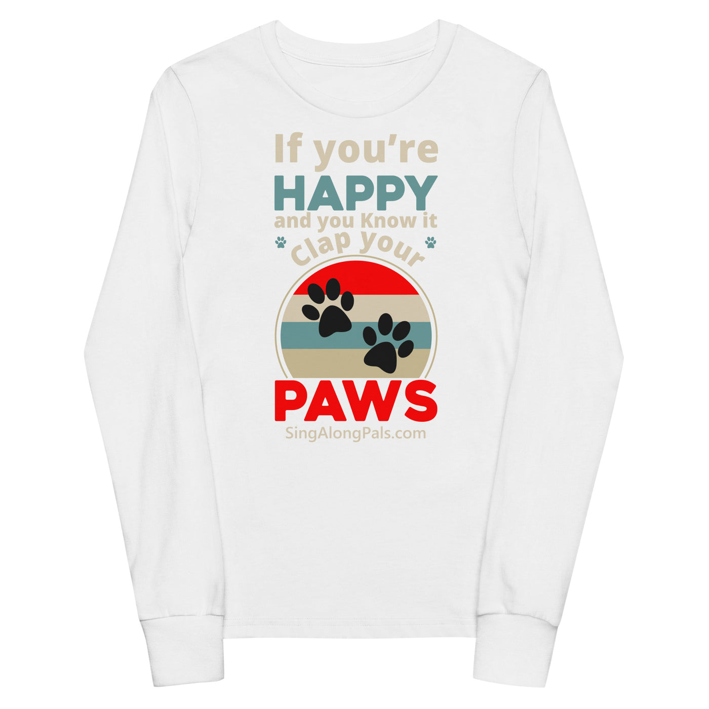 IF YOUR HAPPY Youth long sleeve tee - SingAlong Pals