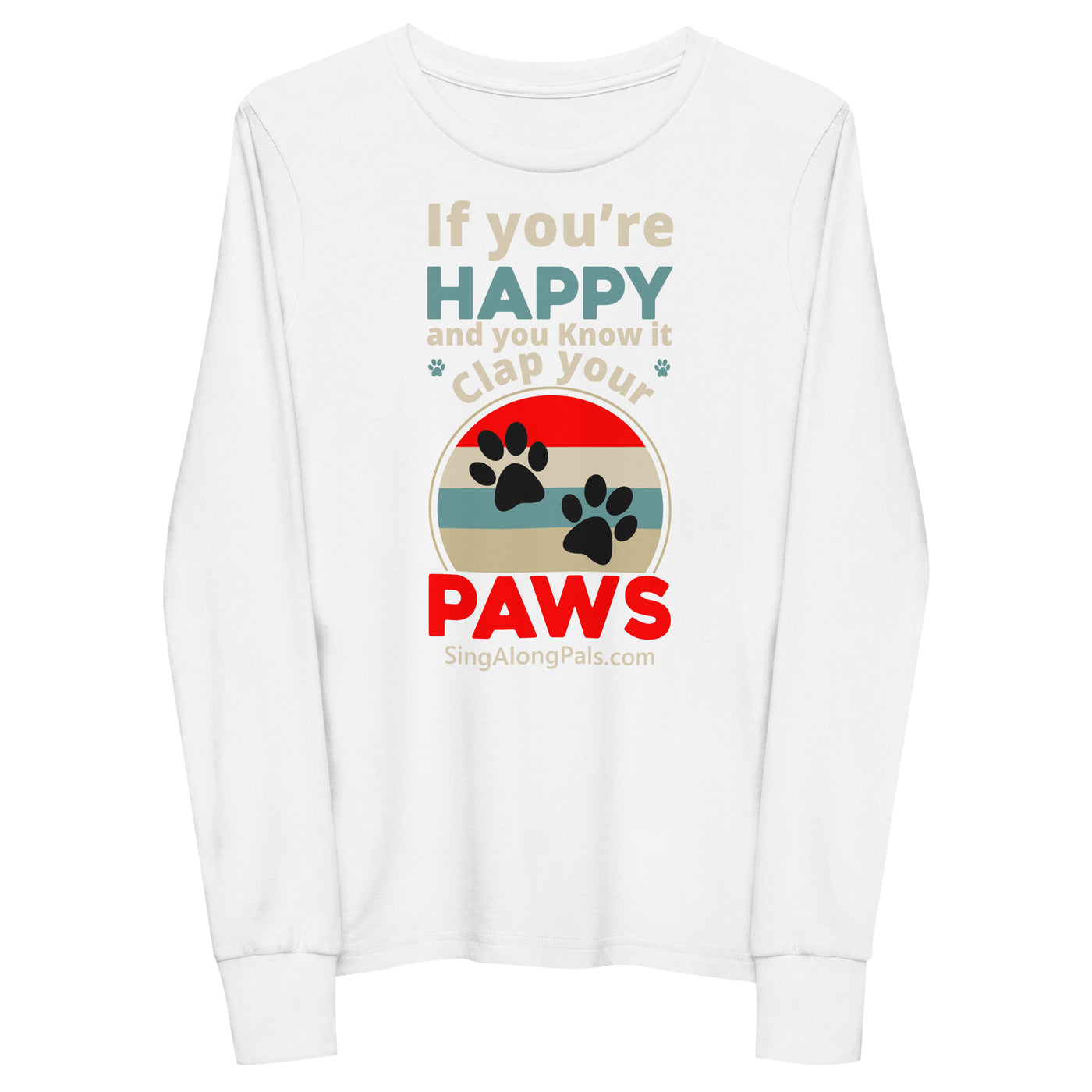 IF YOUR HAPPY Youth long sleeve tee - SingAlong Pals