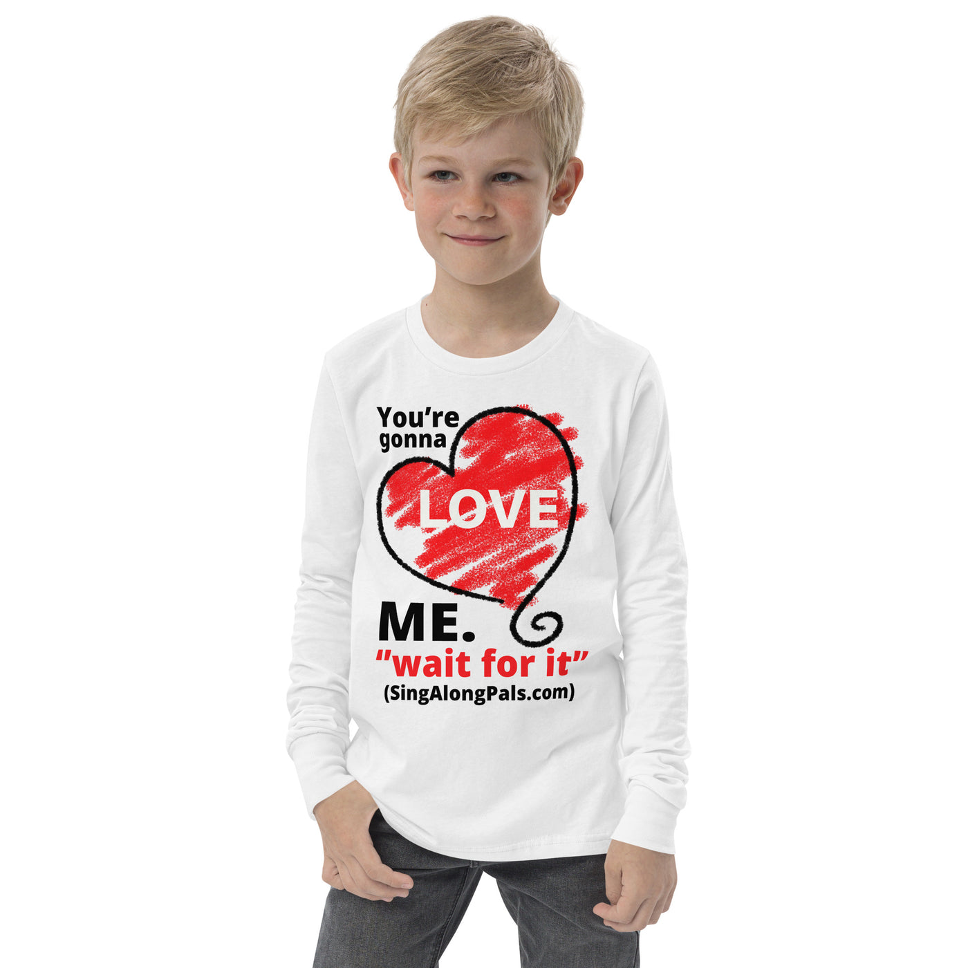 YOURE GONNA LOVE ME Youth long sleeve tee - SingAlong Pals