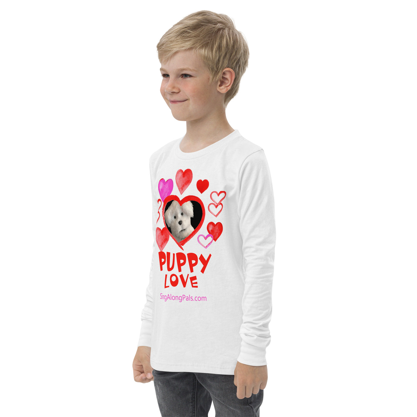 PUPPY LOVE Youth long sleeve tee - SingAlong Pals