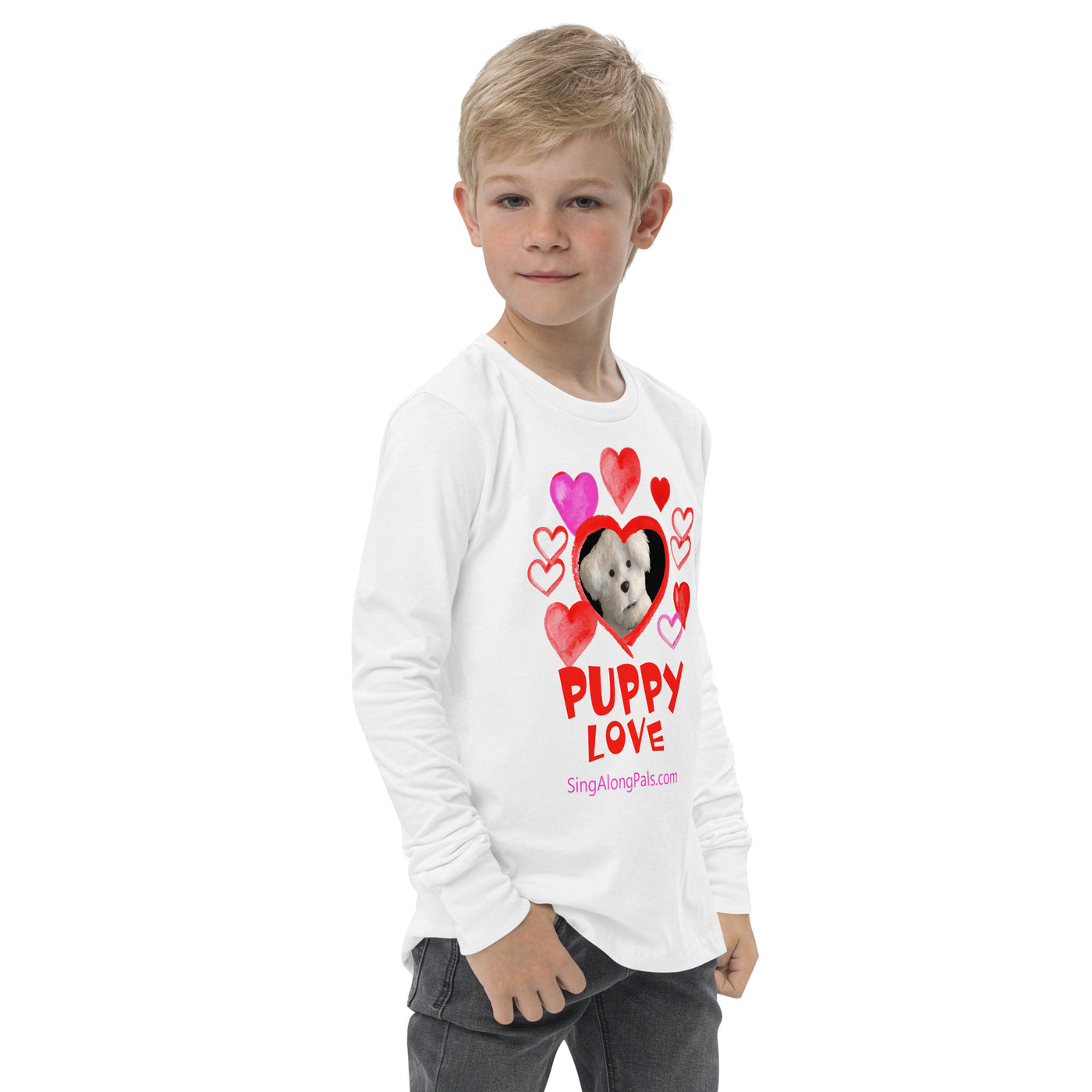 PUPPY LOVE Youth long sleeve tee - SingAlong Pals