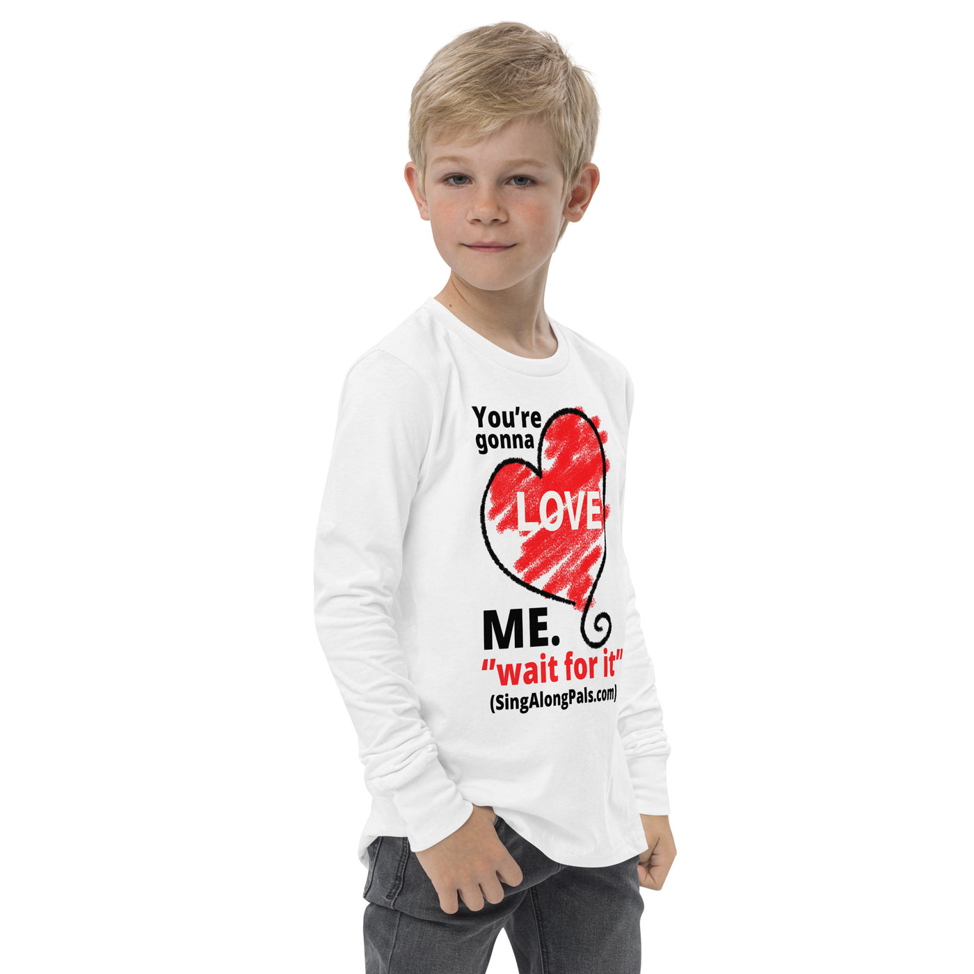 YOURE GONNA LOVE ME Youth long sleeve tee - SingAlong Pals