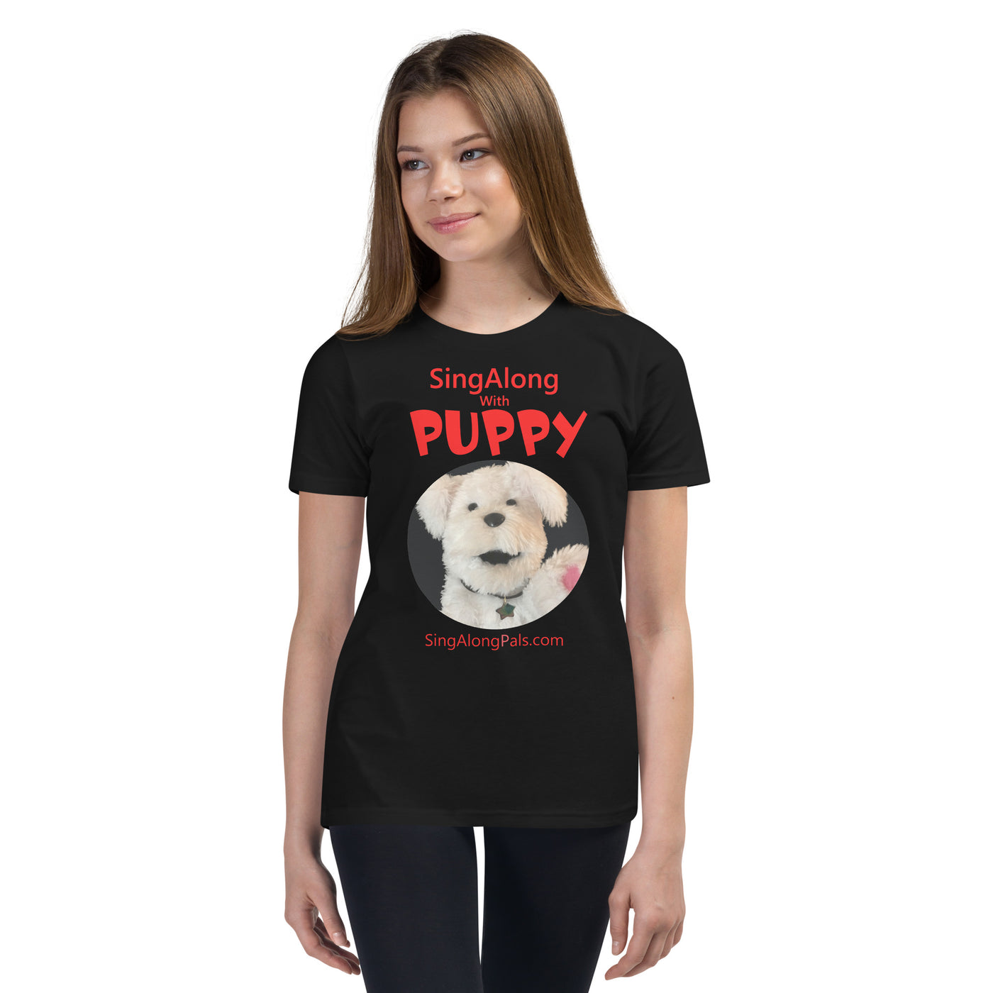 SingAlong with Puppy - Youth Staple Tee - SingAlong with Puppy, Youth - SingAlong Pals