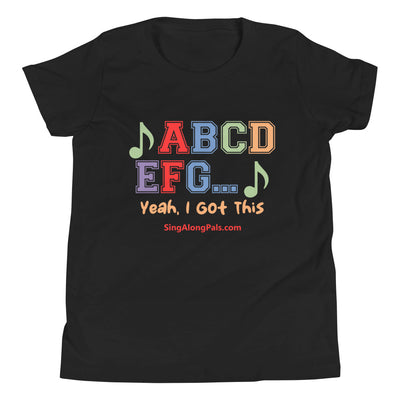 A B C D.. Youth Staple Tee - A B C D.., Featured, Youth - SingAlong Pals