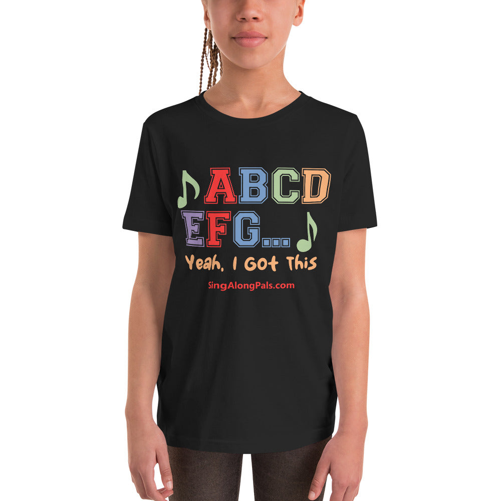 A B C D.. Youth Staple Tee - A B C D.., Featured, Youth - SingAlong Pals