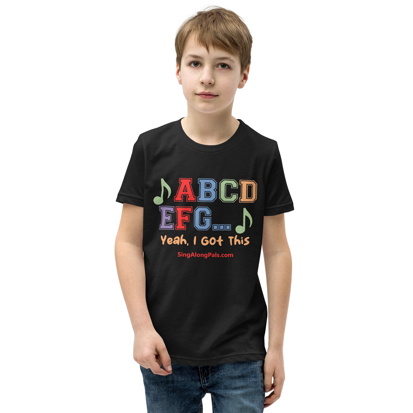 A B C D.. Youth Staple Tee - A B C D.., Featured, Youth - SingAlong Pals