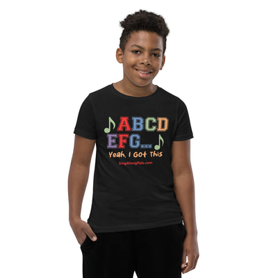 A B C D.. Youth Staple Tee - A B C D.., Featured, Youth - SingAlong Pals