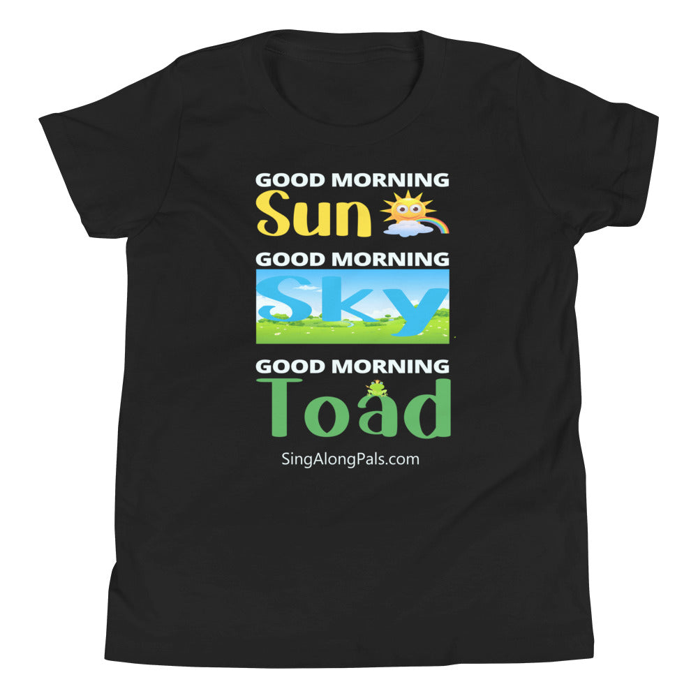 Sun - Sky - Toad.. Youth Staple Tee - Sun - sky - toad, Youth - SingAlong Pals