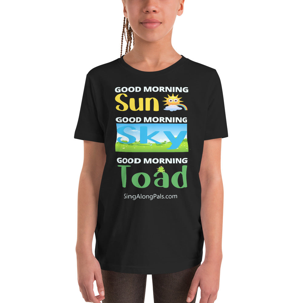 Sun - Sky - Toad.. Youth Staple Tee - Sun - sky - toad, Youth - SingAlong Pals