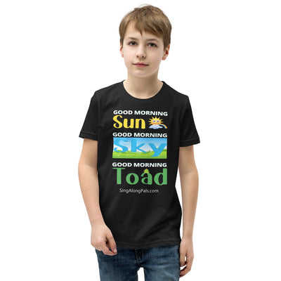 Sun - Sky - Toad.. Youth Staple Tee - Sun - sky - toad, Youth - SingAlong Pals