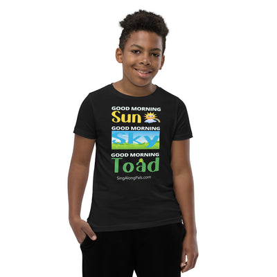 Sun - Sky - Toad.. Youth Staple Tee - Sun - sky - toad, Youth - SingAlong Pals