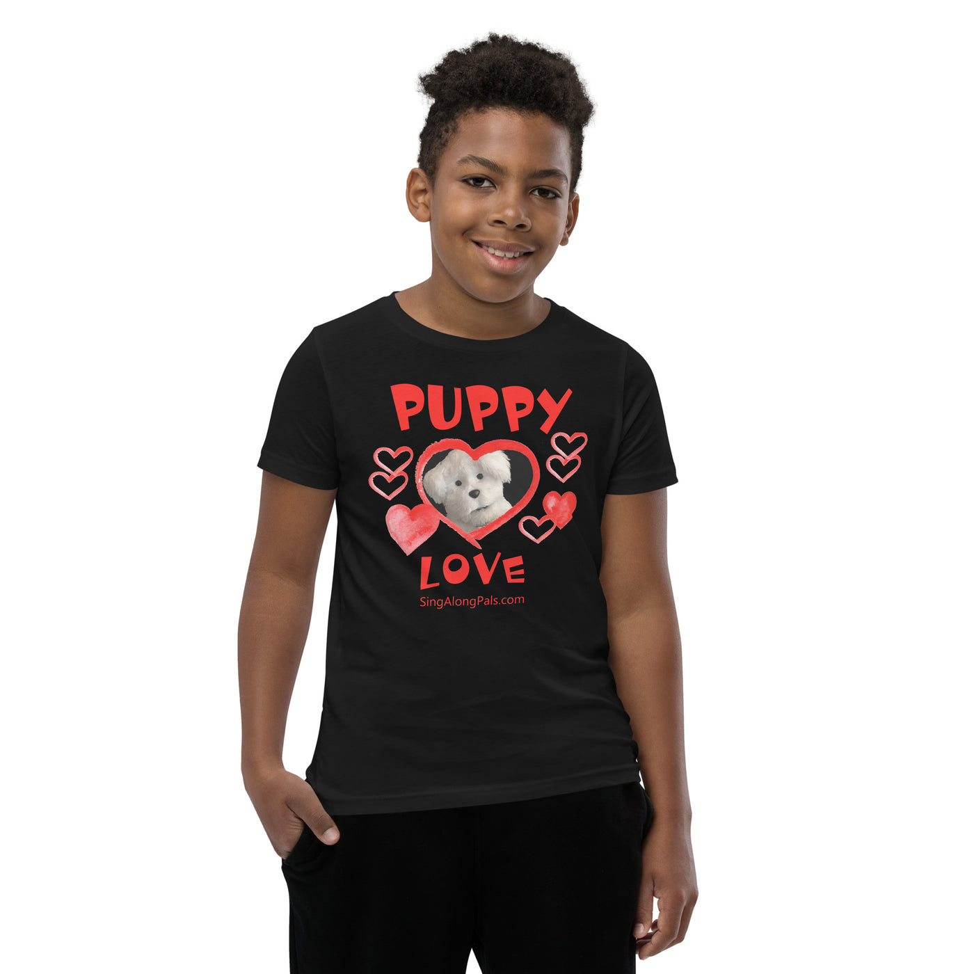 Puppy Love.. Youth Staple Tee - Puppy Love, Youth - SingAlong Pals