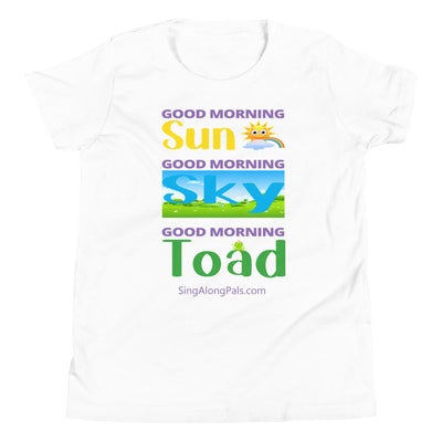 Sun - Sky - Toad.. Youth Staple Tee - Sun - sky - toad, Youth - SingAlong Pals